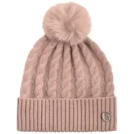 Czapki damskie - Czapka Knitted Beanie AW5385 POL01 ROS (GU806-a) Guess - miniaturka - grafika 1