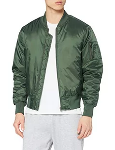 Urban Classics Męska kurtka Basic Bomber Jacket kurtka bomberka, kurtka lotnicza z naszytą kieszenią i zamkiem błyskawicznym na ramieniu, w wielu kolorach, rozmiary S-5XL - Kurtki męskie - miniaturka - grafika 1