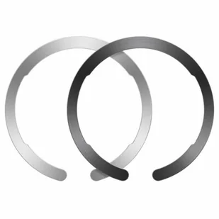 ESR Ładowarka  ESR HALOLOCK MAGSAFE UNIVERSAL MAGNETIC RING BLACK &amp SILVER 4894240111130 - Ładowarki do telefonów - miniaturka - grafika 1