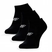 Skarpetki damskie - SKARPETKI damskie 4F STOPKI skarpety czarne niskie 3 PARY zestaw 35-38 - miniaturka - grafika 1