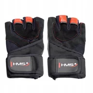 Rękawice do ćwiczeń - HMS RST01 BLACK/RED ROZM. M RĘKAWICE NA SIŁOWNIĘ - miniaturka - grafika 1