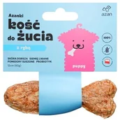 Przysmaki dla psów - AZANKI Kość z dorszem i probiotykiem PUPPY KSZTAŁT RYBKI 12cm - miniaturka - grafika 1