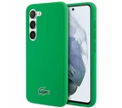 Etui i futerały do telefonów - Lacoste LCHCS23SSLON Hardcase Silicone do Samsung Galaxy S23 Zielony - miniaturka - grafika 1