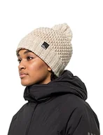 Czapki damskie - Jack Wolfskin Damska czapka z daszkiem Highloft, zimowa perła, M - miniaturka - grafika 1
