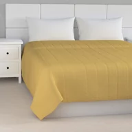 Narzuty - Dekoria pl pl Narzuta pikowana w pasy zgaszony żółty szer.260 × dł.210 cm Cotton Panama 500-702-41 - miniaturka - grafika 1