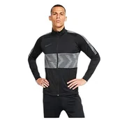 Kurtki męskie - Nike Dry Strike Track męska kurtka Black/Black/Wolf Grey/Anthracite L - miniaturka - grafika 1