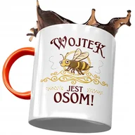 Kubki - Kubek Pomarańczowy dla Wojciecha Wojtka Kolegi z Nadrukiem ze Zdjęciem+ Opakowanie na prezent (wzór 01) - miniaturka - grafika 1