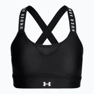 Bielizna sportowa damska - Biustonosz fitness Under Armour Infinity High black/black/white - miniaturka - grafika 1