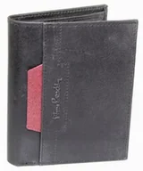 Portfele - Portfel Męski Skórzany PIERRE CARDIN Skóra Licowa Duży Pionowy Bez Zapięcia Dwa Skrzydełka Z Zapinką Wewnątrz MATOWY VO02 326 - miniaturka - grafika 1