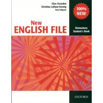 Oxford Clive Oxenden, Christina Latham-Koenig, Paul Seligson New English File. Elementary. Podręcznik - Książki do nauki języka angielskiego - miniaturka - grafika 1