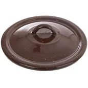 Pokrywki - Orion Pokrywka EMALIOWANA pokrywa do garnka brązowa 16cm 113413 - miniaturka - grafika 1