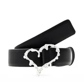 Paski - Pasek Damski Desigual 25SARL22 Czarny - miniaturka - grafika 1