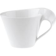 Filiżanki - Villeroy & Boch NewWave Caff Café au Lait filiżanka/filiżanka do kawy z porcelany w kolorze białym nowoczesna/1 X (L) 10-2484-1210 - miniaturka - grafika 1