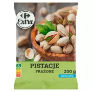 Orzeszki - Carrefour Extra Pistacje prażone niesolone 200 g - miniaturka - grafika 1