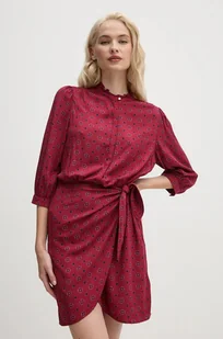Pepe Jeans sukienka PICCI kolor czerwony mini rozkloszowana PL953611 - Sukienki - miniaturka - grafika 1