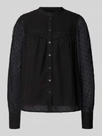 Bluzki damskie - Bluzka szyfonowa o kroju regular fit z fakturą dobby model ‘LEAH ANNIKA’ - miniaturka - grafika 1