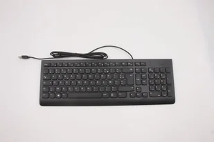 Lenovo USB Calliope klawiatura Uniwersalne AZERTY Francuski Czarny 00XH598 - Klawiatury - miniaturka - grafika 1