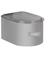 Pojemniki kuchenne - Pojemnik metalowy 1,0l LOFT ciepły szary MATT Wesco - miniaturka - grafika 1