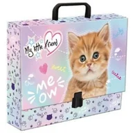 Teczki i skoroszyty - Teczka z rączką XL Pastel Kitty - miniaturka - grafika 1