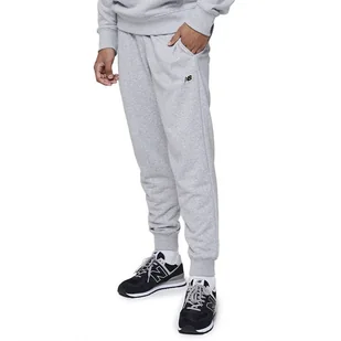 Spodnie dresowe New Balance MP23600AG - szare - Spodnie sportowe męskie - miniaturka - grafika 1