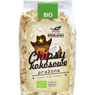 Bio Planet Chipsy kokosowe prażone BIO 6 x 150g - Zdrowa żywność - miniaturka - grafika 2