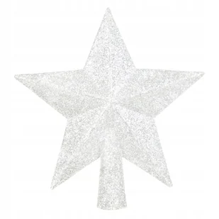 Gwiazda choinkowa biała 14 cm 1 szt. - Bombki - miniaturka - grafika 1