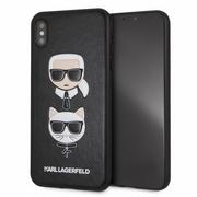 Karl Lagerfeld Etui hardcase KLHCI65KICKC iPhone Xs Max czarny Karl&Choupette + EKSPRESOWA 24H KLHCI65KICKC