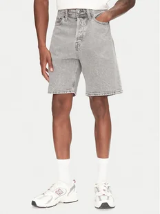 Jack&Jones Szorty jeansowe Tony 12269489 Szary Loose Fit - Spodenki męskie - miniaturka - grafika 1