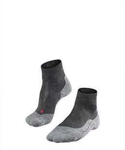 FALKE Trekkingsocken TK5 krótkie skarpety turystyczne z wełny Merino do wypoczynek buty 1 sztuka Herren Trekkingsocke TK 5 Ultra Light Short - Skarpetki damskie - miniaturka - grafika 1