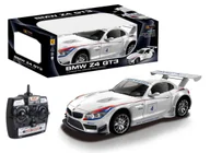 Zabawki zdalnie sterowane - COIL Zdalnie sterowany samochód auto RC + pilot BMW Z4 skala 1:14 białe - miniaturka - grafika 1