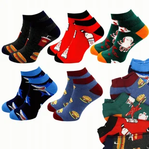 5 X Skarpetki Męskie Bawełniane Skarpety Stopki Kolorowe Śmieszne 40/43 - Skarpetki męskie 5 X Skarpetki Męskie Bawełniane Skarpety Stopki Kolorowe Śmieszne 40/43 - Skarpetki męskie - miniaturka - grafika 1