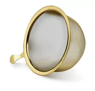 Zaparzacze i kawiarki - BASIC STEEL GOLD Zaparzacz 8,5x10,8xh6cm - miniaturka - grafika 1