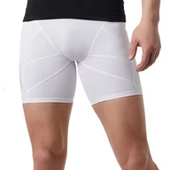 Spodnie sportowe męskie - Spodenki New Balance MS231673WT - białe - miniaturka - grafika 1
