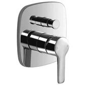 Baterie podtynkowe - Omnires HUDSON bateria wannowa podtynkowa HS4135 CR CHROM - miniaturka - grafika 1