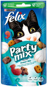 Purina Felix Party Mix karma dla kota o smaku łososia, łososia morskiego i pstrąga 60g