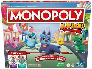 Monopoly Junior HASBRO - Gry planszowe - miniaturka - grafika 1