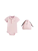 Body dla niemowląt - Tommy Hilfiger Body dziecięce Essential KN0KN02372 Różowy - miniaturka - grafika 1
