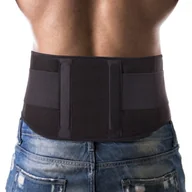 Ortezy, stabilizatory i opaski elastyczne - Toros Group Pas lędźwiowy podtrzymujący sztywny czarny) rozmiar 2 215cz-2 - miniaturka - grafika 1