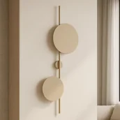 Lampy ścienne - Kinkiet ścienny z ozdobnymi kołami K-5804 z serii TALAR - miniaturka - grafika 1