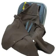 Otulacze - OTULACZ DO FOTELIKA NOSIDEŁKA MUŚLINOWY Z KAPTURKIEM KOCYK Kerstin - miniaturka - grafika 1