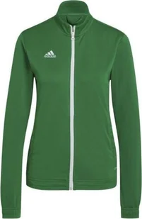 Adidas Bluza damska adidas Entrada 22 Track Jacket zielona HI2136 L - Bluzy damskie - miniaturka - grafika 1