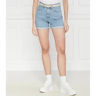 Spodnie sportowe damskie - Calvin Klein Jeans Jeansowe szorty Regular Fit - miniaturka - grafika 1