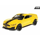 Zabawki interaktywne dla dzieci - Autko model Ford Mustang żółty CRASH CAR - miniaturka - grafika 1
