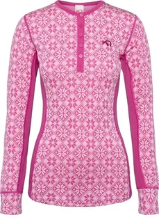 Brubeck Damska bluzka termoaktywna Kari traa ROSE LS fucha rozmiar S - Bielizna sportowa damska - miniaturka - grafika 1