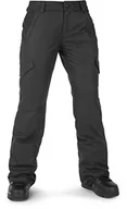 Spodnie damskie - Volcom Damskie spodnie Bridger Ins Pant, czarne, M, czarny, M - miniaturka - grafika 1