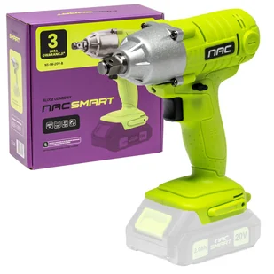 NAC SMART Akumulatorowy klucz udarowy 300 Nm NS-IW-20V-B, Body bez baterii - Klucze udarowe NAC SMART Akumulatorowy klucz udarowy 300 Nm NS-IW-20V-B, Body bez baterii - Klucze udarowe - miniaturka - grafika 1