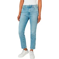Spodnie damskie - Pepe Jeans Jeansy damskie, Niebieski (Denim-mn2), 26W / 32L - miniaturka - grafika 1