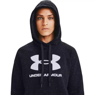 Bluza damska Under Armour Rival Fleece Logo Hoodie - Bluzy sportowe damskie - miniaturka - grafika 4