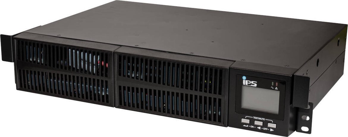 IPS-UPS RTS11-ON-1k0-2U-D4-2x9-I4 - Zasilacz UPS Online, 1000VA/900W, Hot-Swap, RACK 19