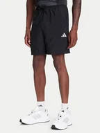 Spodenki męskie - adidas Szorty sportowe Essentials Small Logo Chelsea JF1117 Czarny Regular Fit - miniaturka - grafika 1